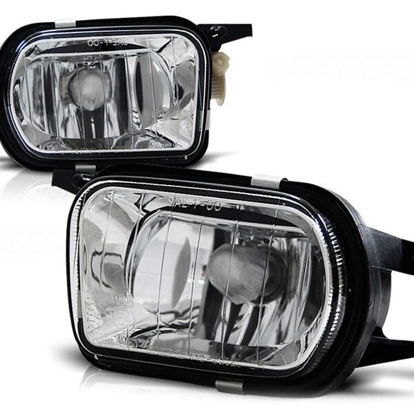 Комплект халогени Mercedes C класа W203/SLK R170 2000-2004 хром, ляв + десен