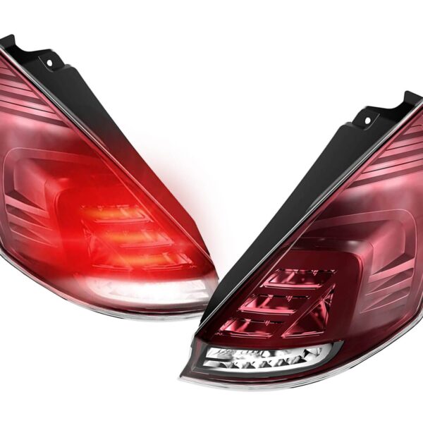 Комплект LED стопове Osram за Ford Fiesta 2013-2017, червено и бяла основа, ляв и десен