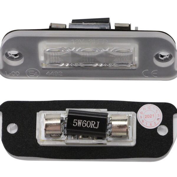 Комплакет LED плафони за регистрационния номер за Mercedes ML W164, GL X164, R класа W251 2006-2011 дизел, ляв и десен