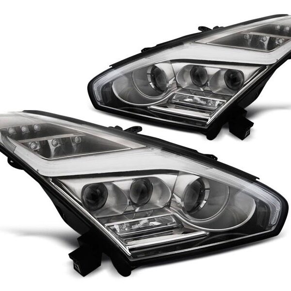 Комплект LED фарове за Nissan GT-R 2007-2013, ляв и десен