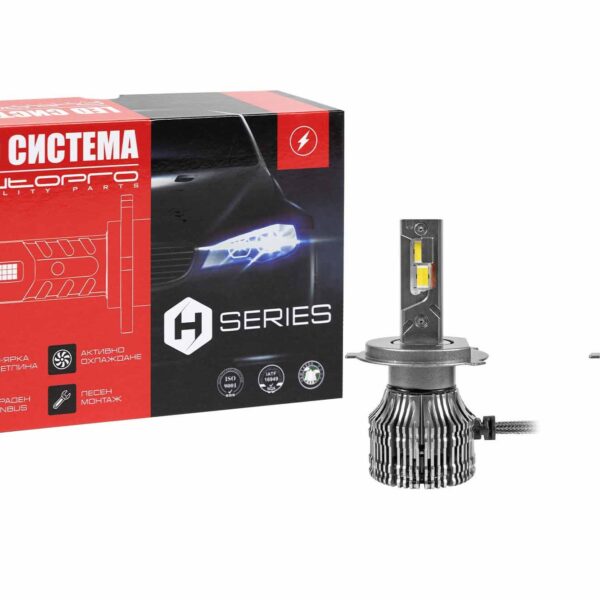 LED система AutoPro H4 серия D 12V, 65W, 12000LM, 6500K