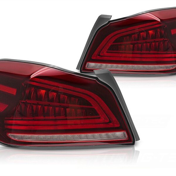 Комплект LED стопове за Subaru WRX 2014-2021, червено опушена основа, ляв и десен