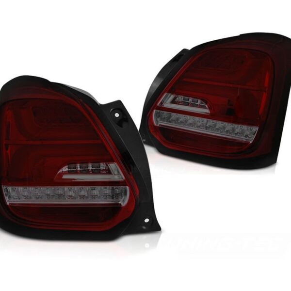 Комплект LED стопове за Suzuki Swift след 2017 година, червено опушени, ляв и десен