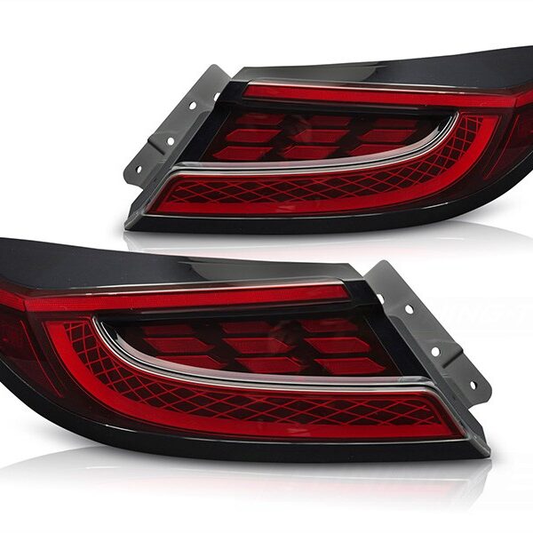 Комплект LED стопове за Toyota GR86 след 2021 година, червена основа, ляв и десен