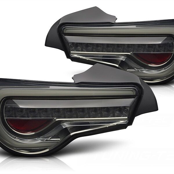 Комплект LED стопове за Toyota GT86 2012-2021, опушена основа, ляв и десен