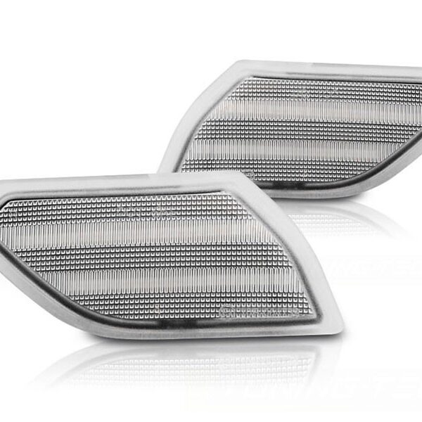 Комплект странични LED мигачи за Jeep Wrangler JL след 2018 година с хром основа