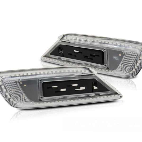 Комплект странични LED мигачи за Mini Clubman F54 2015-2019 с хром основа