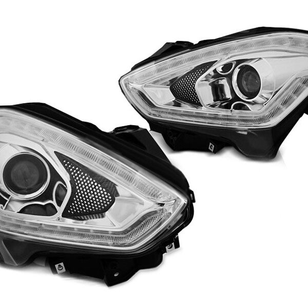 Комплект тунинг фарове за Suzuki Swift след 2017 година с хром основа, ляв и десен