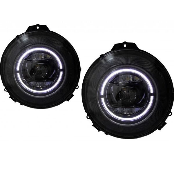 Комплект тунинг LED фарове за Mercedes G класа W463 2005-2017 година, ляв + десен
