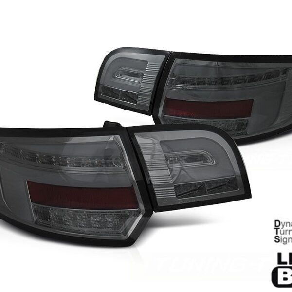 Комплект тунинг LED стопове за Audi A3 8P sportback 2003-2008 изцяло опушена основа, ляв и десен