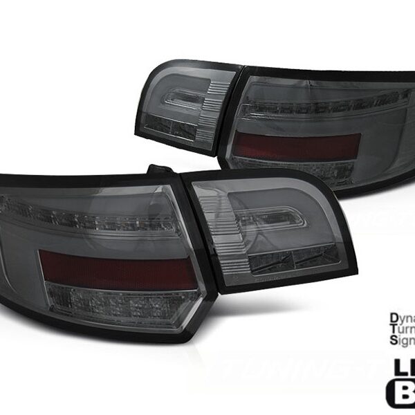 Комплект тунинг LED стопове за Audi A3 8P sportback 2008-2012 изцяло опушена основа, ляв и десен