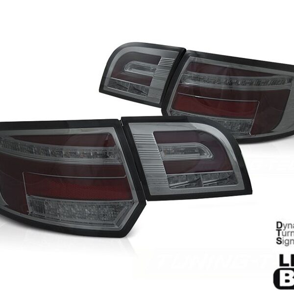 Комплект тунинг LED стопове за Audi A3 8P sportback 2008-2012 изцяло опушена основа, ляв и десен