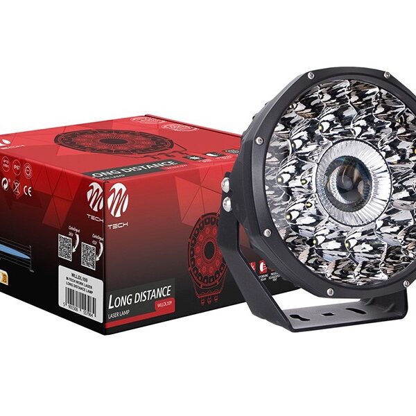 LED бар M-tech Work Laser кръгъл 9'' с 28 диода 12/24V, 160W, 5700K, 19600lm, 210x230x115mm, 1 брой