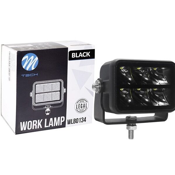 LED бар M-tech Black Series Driving Light с 6 диода 10-32V DC, 30W, 5700K, 2520lm, 85x62x74mm, 1 брой
