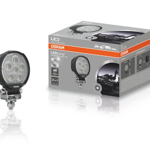 LED бар Osram Round WL VX100-WD 141.7x89,4x41.5mm, 6000K, 2000LM, 19-21W, 12/24V, IP6K8/IP6K9K, E-mark E9