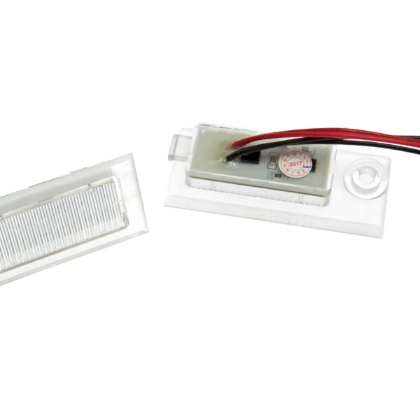 Комплект LED плафони за регистрационен номер на Audi A6 седан 1997-2004, ляв и десен