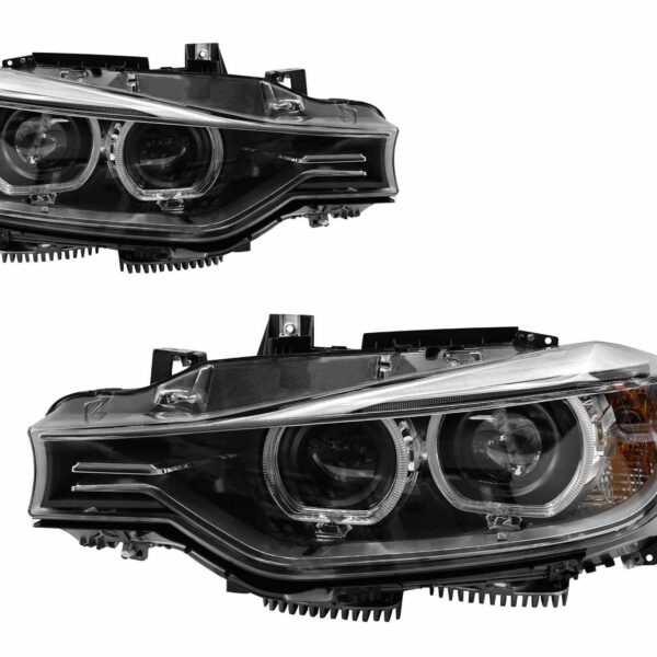 Комплект ксенонови фарове за BMW серия 3 F30 седан, F31 комби 2013-2015 за модела с фабрични халогенни фарове