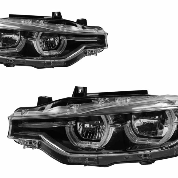 Комплект LED фарове тип LCI за BMW серия 3 F30 седан, F31 комби 2013-2015 за модела с фабрични ксенонови фарове