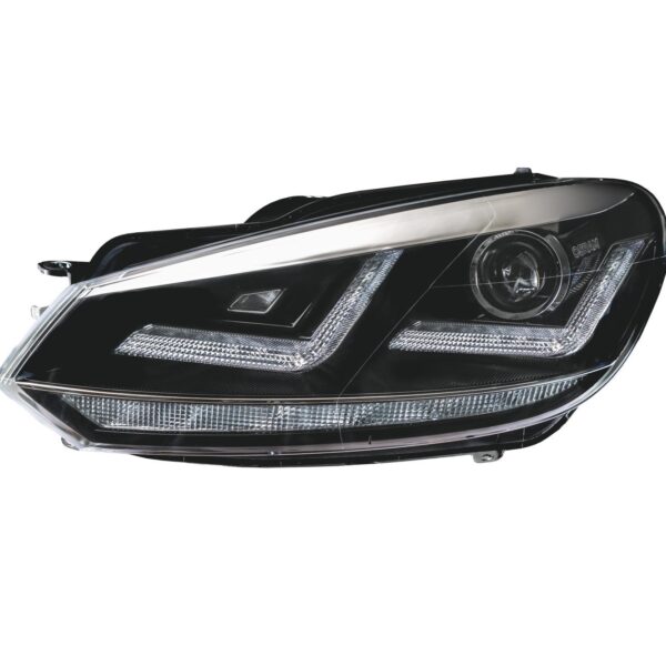 Комплект ксенонови фарове Osram LEDriving Xenarc Chrome Edition за VW Golf VI 2008-2013, за модела с халогенни фарове, ляв и десен