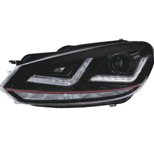 Комплект ксенонови фарове Osram LEDriving Xenarc GTI Edition за VW Golf VI 2008-2013, за модела с халогенни фарове, ляв и десен