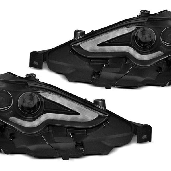 Комплект тунинг LED фарове за Lexus IS 2013-2016 с черна основа, ляв и десен