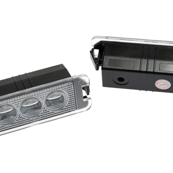 Комплект LED плафони High power тип Canbus за регистрационен номер на Volkswagen, Skoda, Seat, Porsche и Bentley, ляв и десен