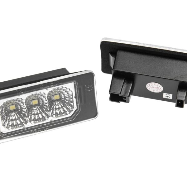 Комплект LED плафони High power тип CANBUS за регистрационен номер на Volkswagen, Seat и Skoda, ляв и десен