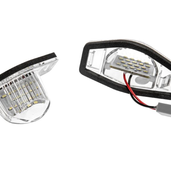 Комплект LED плафони за регистрационен номер на Honda CR-v, FR-v, HR-v, Jazz, Stream, ляв и десен