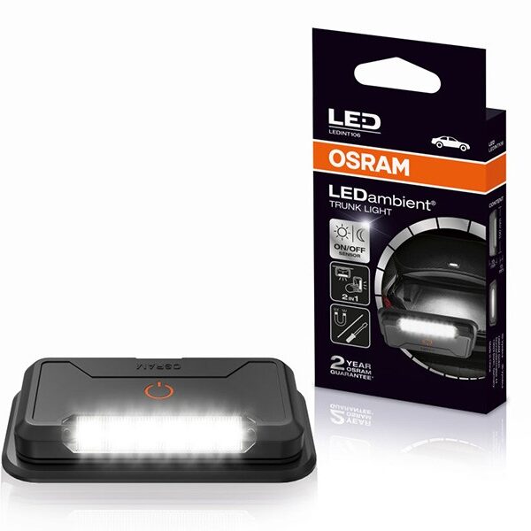 LEDambient плафон Osram за багажник 3.7V, 30W, с батерия 1500mAh, Type C конектор за зареждане