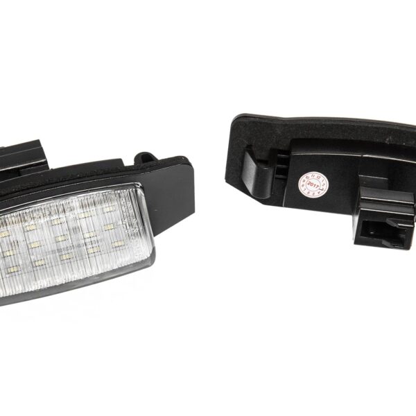 Комплект LED плафони за регистрационен номер на Mitsubishi Lancer Sportback 2008-2017, Outlander 2006-2012, ляв и десен