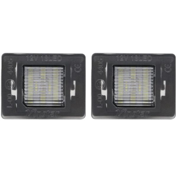 Комплект LED плафони за регистрационен номер на Mercedes W176,X156,R172,X166,W166, ляв и десен