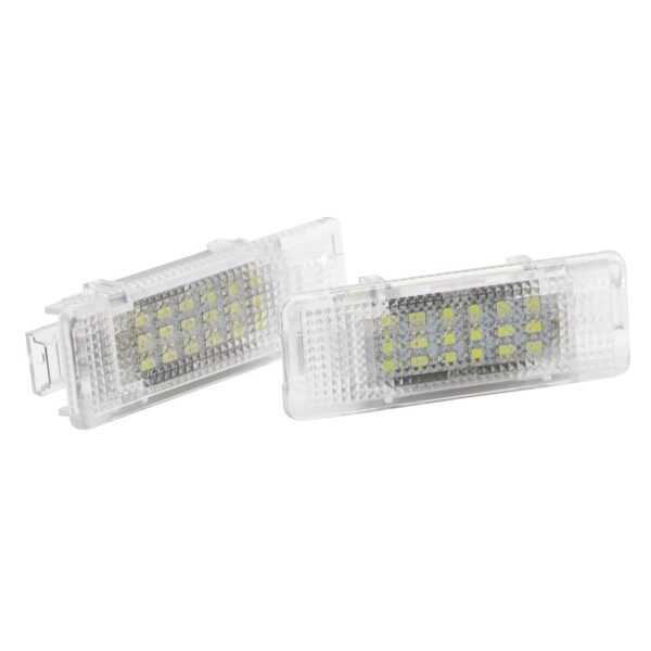 Комплект LED плафони за осветление под вратите на BMW серия 5 E39 1995-2003,X5 E53 1999-2006,Z8 E52 2000-2003, ляв и десен