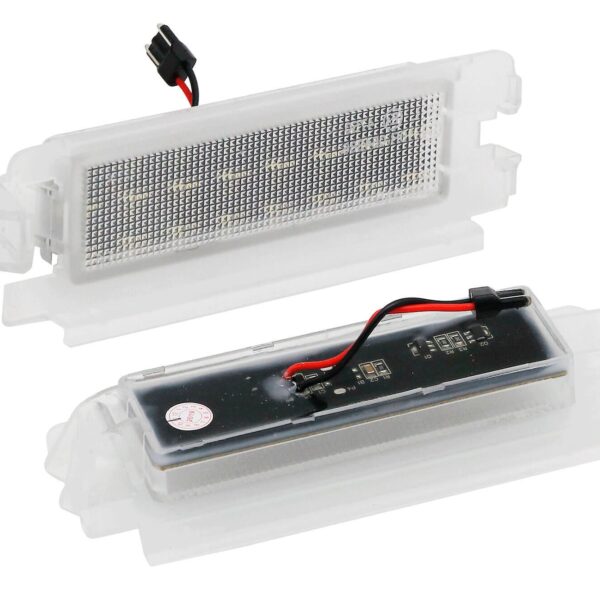 Комлект LED плафони за регистрационен номер на Dacia Sandero 2008-2017, Logan, Logan MCV 2012-2019