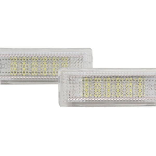 Комплект LED плафони за BMW E81,E82,E87,E88,F20,E90,E91,E92,E93,F30,E60,E61,F10,F11,E63,E64,F01,E84,E83,F25,E70,E71,E85,E86, MINI R50,R52,R53,R55,R57,R60, ляв и десен