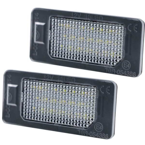 Комплект LED плафони за регистрационен номер на Fiat 500X след 2014 година