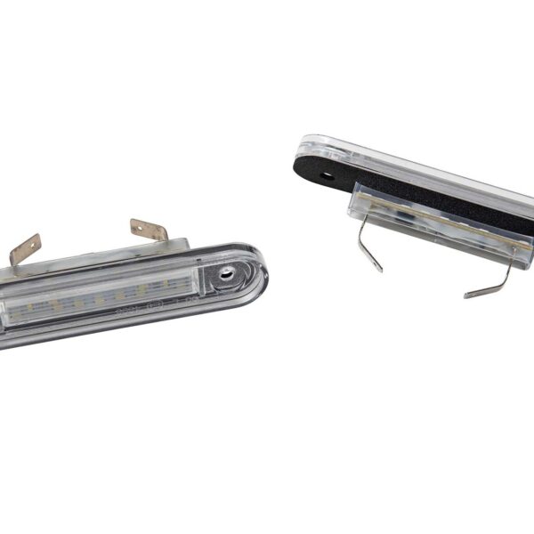 Комплект LED плафони за регистрационен номер на Mercedes E класа W124 1984-1987,C класа W201 1982-1993,W202 1993-1997, ляв и десен