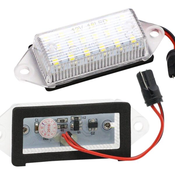 Комлект LED плафони за регистрационен номер на Mitsubishi Lancer 2001-2017, Lancer Evolution X 2007-2016