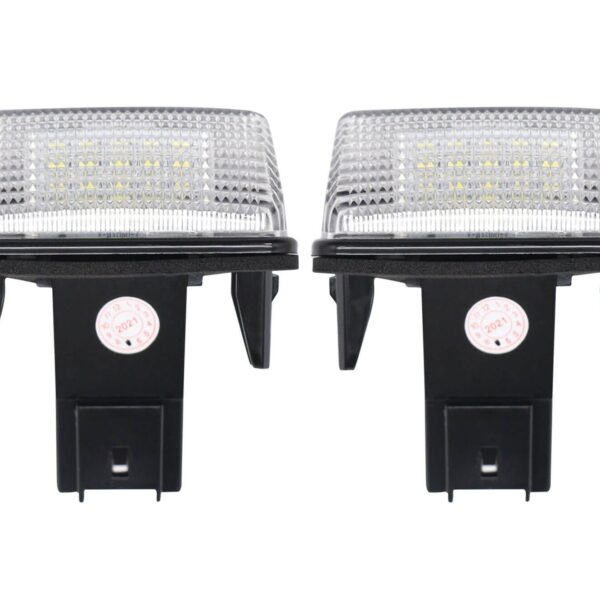 Комлект LED плафони за регистрационен номер на Toyota Auris хечбек E15 2006-2012, Avensis T270 2009-2018, Corolla E150 2006-2012, Verso ZGR20/AUR20 2009-2018