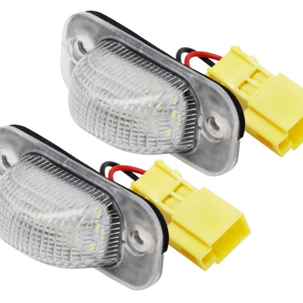 Комлект LED плафони за регистрационен номер на Volkswagen Golf 2 1983-1992, Jetta 1984-1991, Seat Toledo 1991-1999