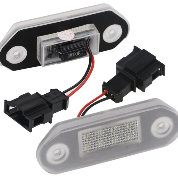 Комлект LED плафони за регистрационен номер на Volkswagen Golf 3 хечбек 1H1 1991-1997, Golf 3 кабрио 1E7 1993-1998, Golf 3 комби 1H5 1993-1999, Vento 1H2 1991-1998