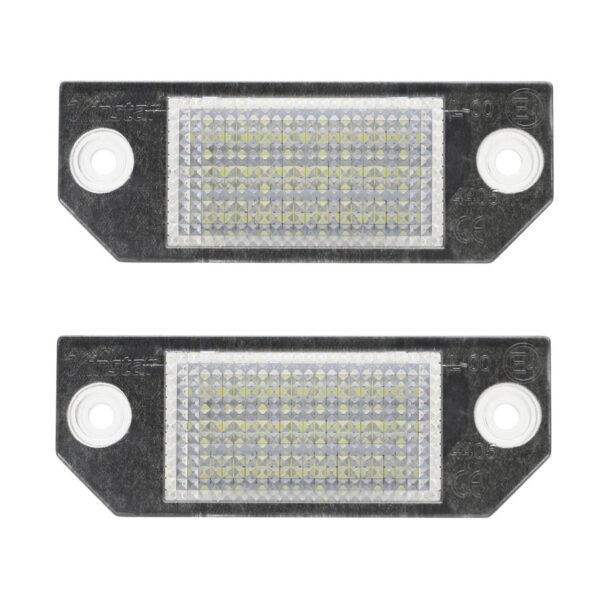 Комплект LED плафони за регистрационен номер на Ford Focus C-max 2003-2007, Focus MK2 2003-2008, ляв и десен