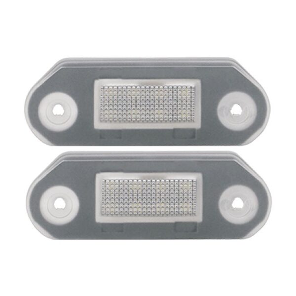 Комплект LED плафони за регистрационен номер на Skoda Octavia MK1 хечбек 1U2 1996-2010, Octavia комби MK1 1У5 1998-2010, ляв и десен