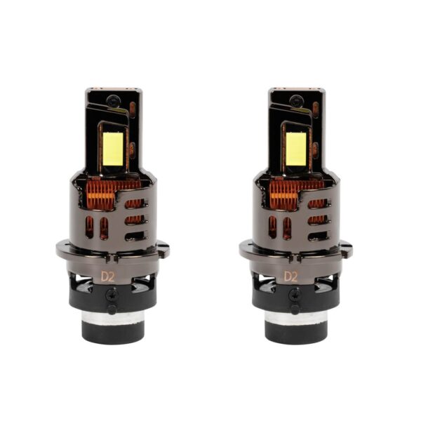 LED система Autopro Canbus за фабричен ксенон D2S студено бяла светлина, 85V, 110W, 6000K, 20000LM, P32d-2