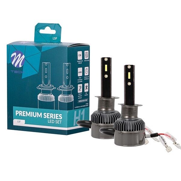 LED система M-tech Compact за фарове H1 студено бяла светлина, 12-24V, 25W, 6500K, 6400LM, P14.5s