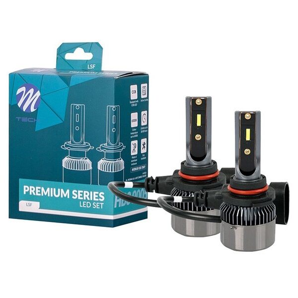 LED система M-tech Compact за фарове HB3 студено бяла светлина, 12-24V, 25W, 6500K, 6400LM, P20d