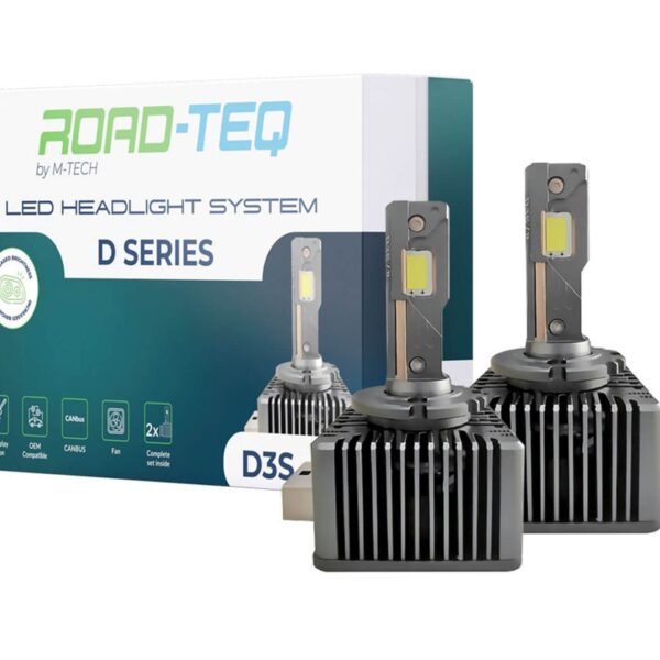 LED система M-tech Cambus за фарове D3S студено бяла светлина, 42V, 35W, 6000K, 6800lm, PK32d-5