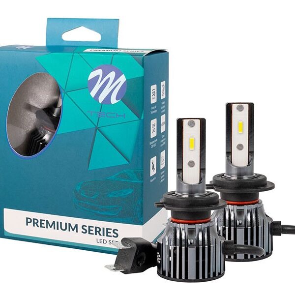 LED система M-tech за фарове H7 студено бяла светлина, 9-32V, 50W, 6500K, 5000LM, PX26d