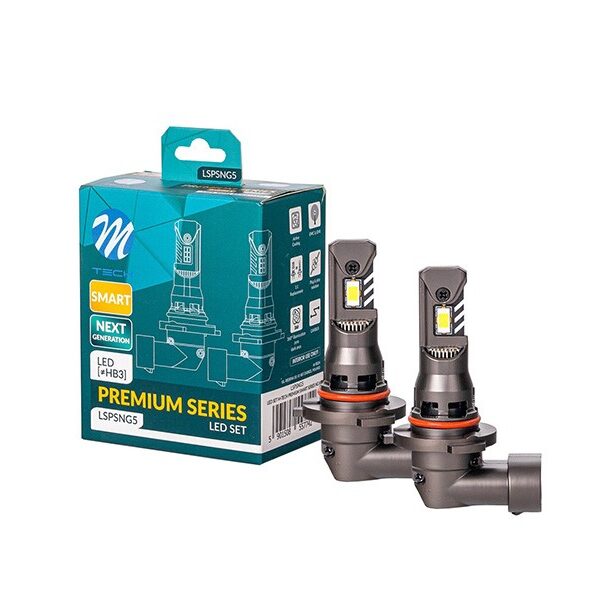 LED система M-tech Premium Smart NG за фарове HB3 студено бяла светлина, 12V, 70W, 6000K, 5000lm