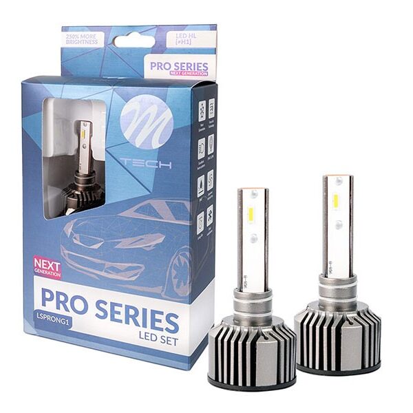LED система M-tech Pro за фарове H1 Canbus студено бяла светлина, 12V, 40W, 6500K, 5200LM, PX26d