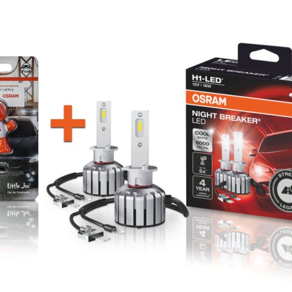 LED система Osram за фарове H1 Night Breaker студено бяла светлина, 12V, 16W, 6000K, 1550LM